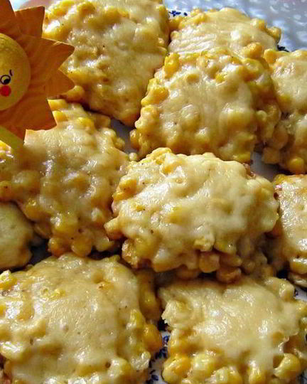 Рецепт кукурузных оладушек солнечных
