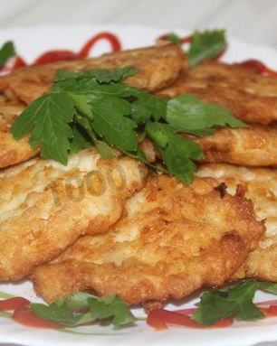 Куриные оладушки Солнышко