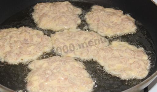 куриные оладушки солнышко