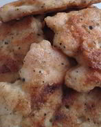 Куриные оладьи с чесноком