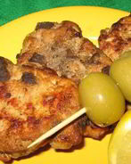 Куриные оладьи с печенью