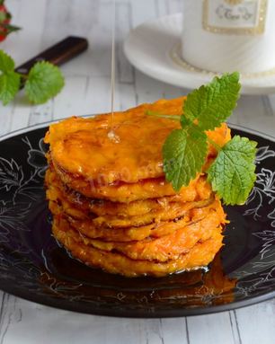 Морковные оладьи