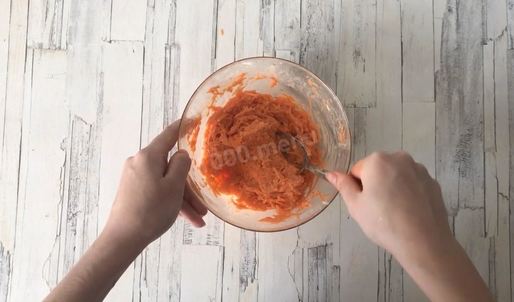 морковные оладьи