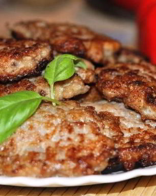 Оладушки мясные