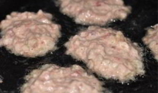 оладушки мясные