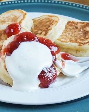 Оладьи дрожжевые на кефире