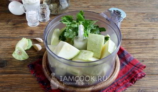 оладьи из кабачков с фаршем