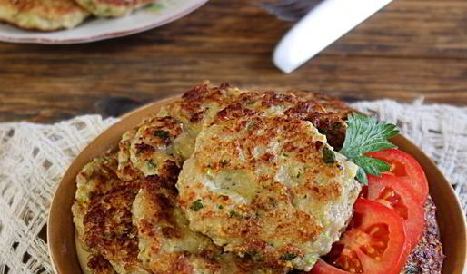 оладьи из кабачков с фаршем