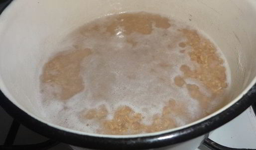 оладьи из кабачков с кашей и орехами