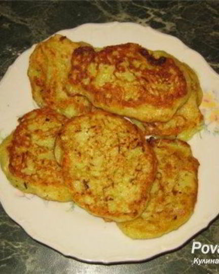 Рецепт оладий из кабачков
