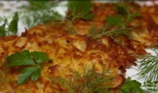 оладьи из картофеля