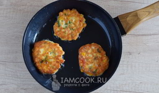 оладьи из консервированной кукурузы