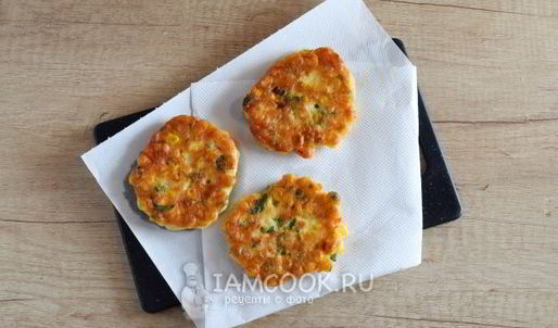 оладьи из консервированной кукурузы