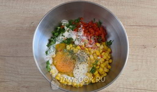 оладьи из консервированной кукурузы