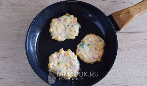 оладьи из консервированной кукурузы