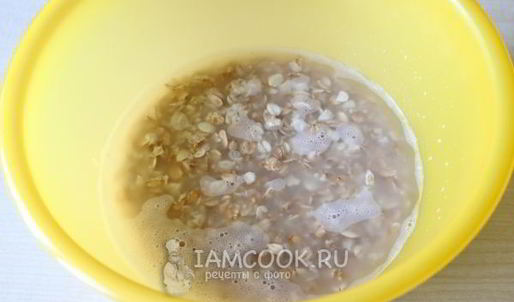 оладьи из овсяных хлопьев на воде