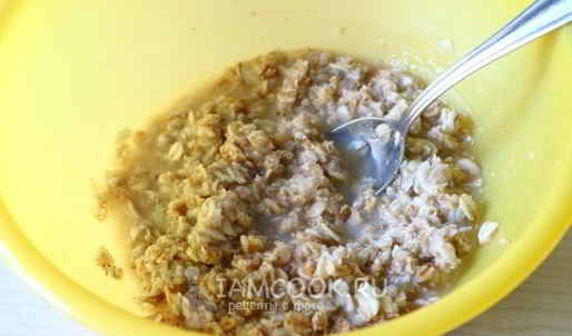 оладьи из овсяных хлопьев на воде