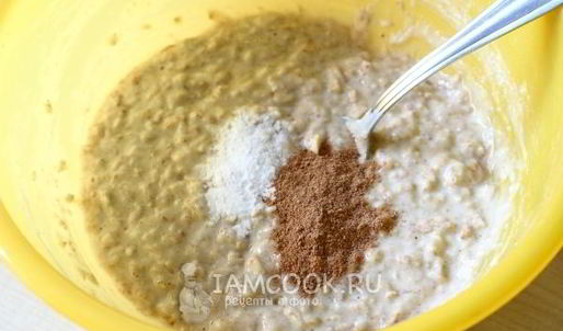 оладьи из овсяных хлопьев на воде