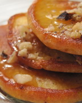 Оладьи из тыквенного пюре