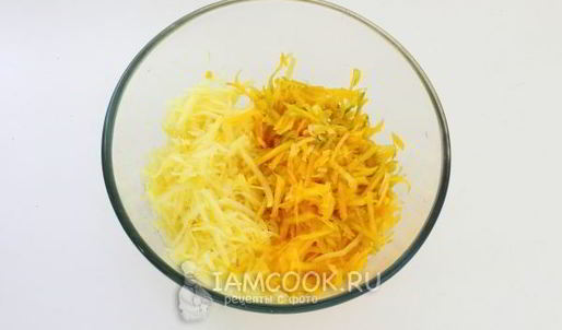 оладьи из тыквы и кабачков