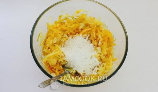 оладьи из тыквы и кабачков