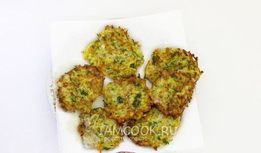 оладьи из тыквы и кабачков