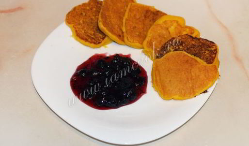 оладьи из вареной тыквы