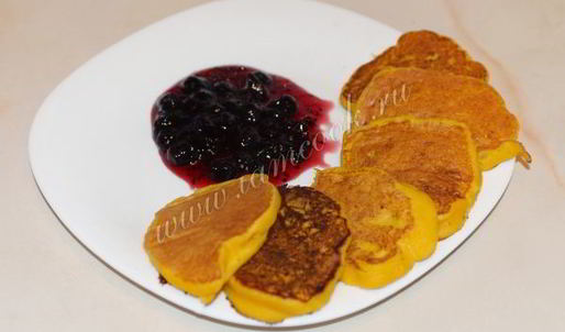 оладьи из вареной тыквы