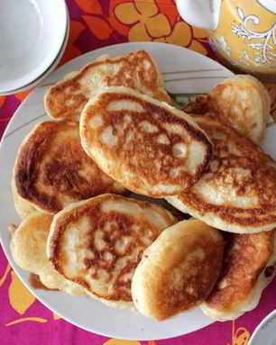 Оладьи на прокисшем молоке