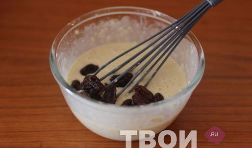 оладьи с изюмом