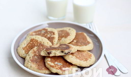 оладьи с изюмом