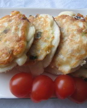 Оладьи с рыбой