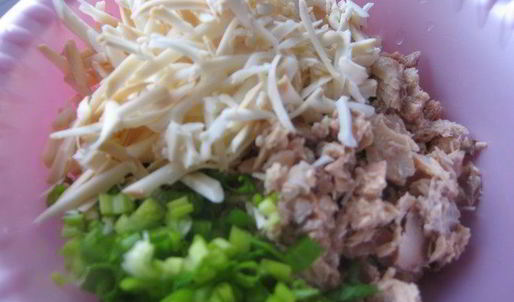 оладьи с рыбой