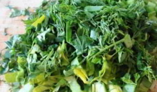 оладьи с зеленью