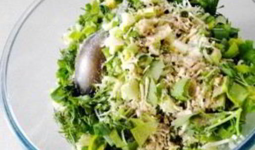 оладьи с зеленью