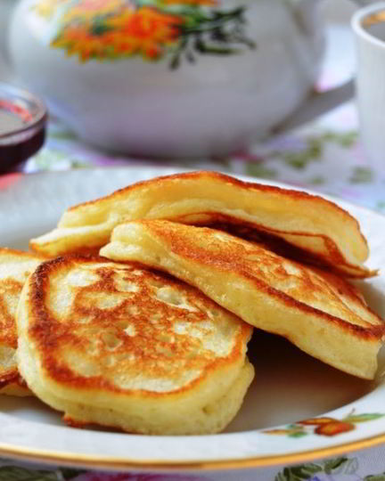 Рецепт оладий смешать, но не взбалтывать