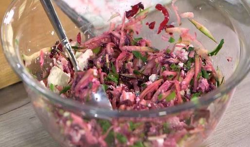 овощные оладьи с фетой и зеленью