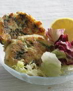 Овощные оладьи с творогом