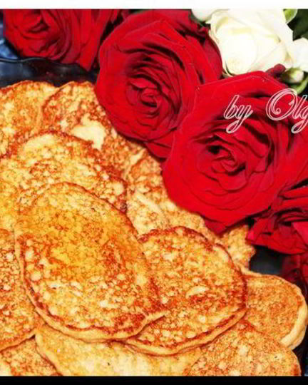 Рецепт овсяных оладушек с яблочками