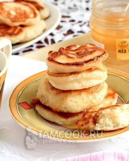 Рецепт постных оладий на дрожжах