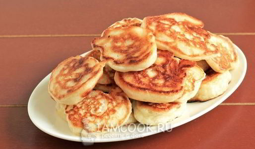 постные оладьи на дрожжах