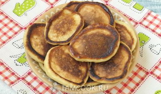 пышные оладьи с творогом на кефире