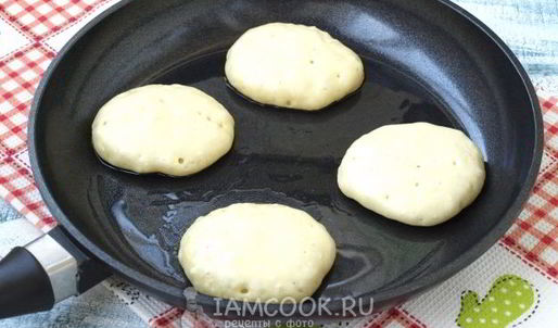 пышные оладьи с творогом на кефире