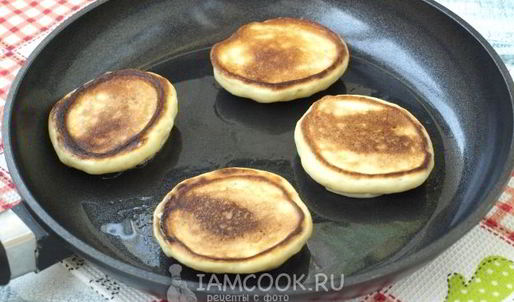 пышные оладьи с творогом на кефире