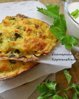 Рыбные оладушки с йогуртовым соусом