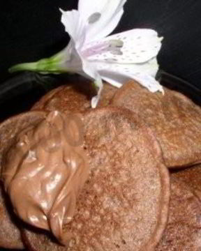 Шоколадно-кофейные оладьи