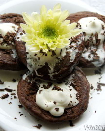 Рецепт шоколадных оладушек