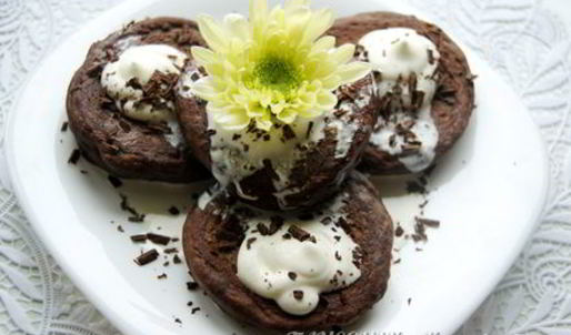 шоколадные оладушки