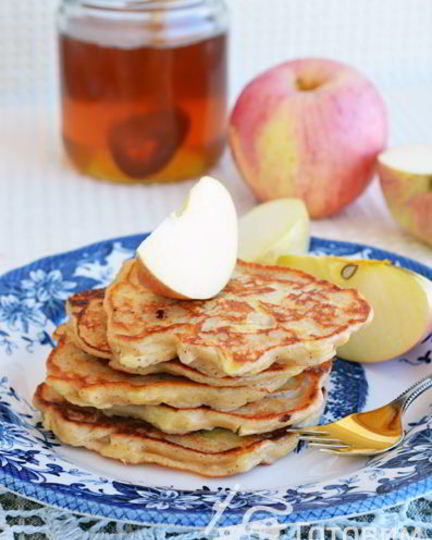 Рецепт творожно-яблочных оладьи
