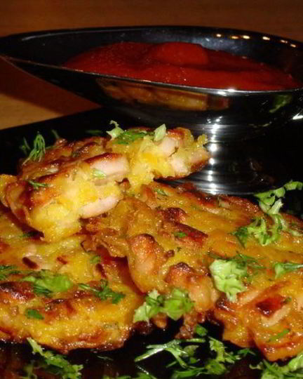 Рецепт тыквенных оладий солнышко